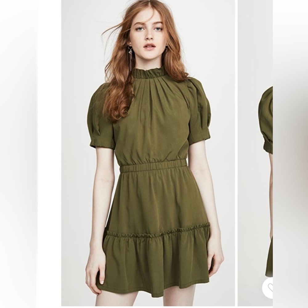 Alice + Olivia Vida Puff sleeve mini dress